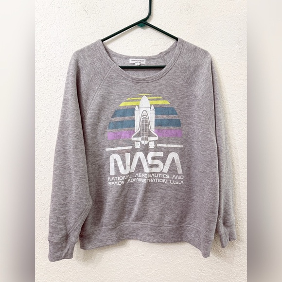 Grayson/Threads NASA Lightweight Crewneck Sweatshirt Size Large - Picture 1 of 9